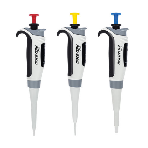 Micropipeta mecánica - Discovery Pro - Corning HTL SA - a pistón / de canal simple / de volumen regulable