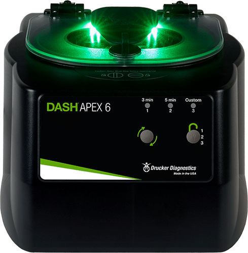 Centrífuga de laboratorio - DASH Apex 6 - Drucker Diagnostics - multifunción / de sangre / de mesa