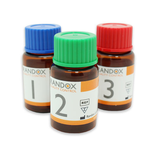 Reactivo de control de calidad - BG5003  - Randox Laboratories - en solución / para análisis de los gases sanguíneos / líquido