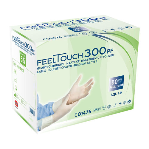 Guante de látex - FEELTOUCH 300PF - Rays  - quirúrgico / sin polvo / estéril