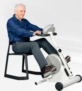 Pedaleador de ejercicio piernas - MOTOmed viva2 Parkinson - RECK-Technik - con asiento