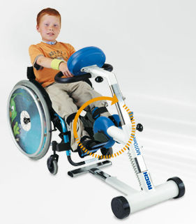 Pedaleador de ejercicio piernas - MOTOmed gracile12 - RECK-Technik - con asiento / para niños