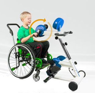 Pedaleador de ejercicio brazos y piernas - MOTOmed gracile12 - RECK-Technik - con asiento / para niños