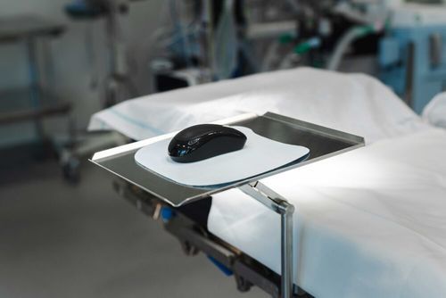 Mesa de instrumentos para mesa de operaciones - 10-065 - Reison Medical - de acero inoxidable