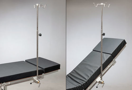 Portasueros en riel - 10-400 - Reison Medical - para mesa de reconocimiento / de aluminio / de altura variable