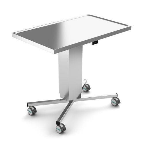 Mesa de instrumentos eléctrica - 100 20 - Remeda - de acero inoxidable
