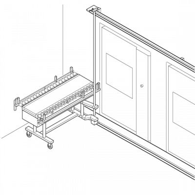Transportador para servicio de esterilización - Multi loader - Remeda - móvil