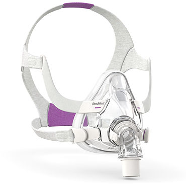 Máscara de ventilación CPAP - AirFit™ F20 for Her - ResMed Europe - de silicona / transparente / ajustable
