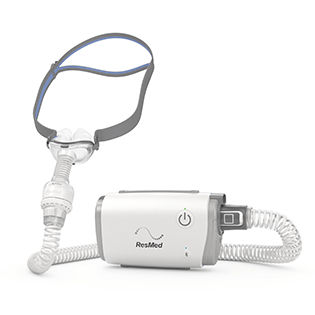 Máscara de ventilación con bigotera - AirFit™P10  - ResMed Europe - CPAP / para terapia CPAP / ajustable