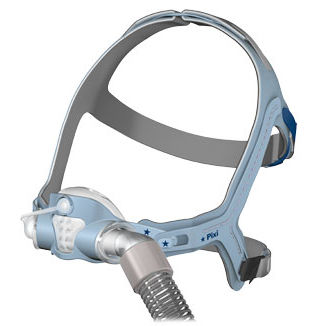 Máscara de ventilación nasal - Pixi™ - ResMed Europe - pediátrica / de silicona / ajustable