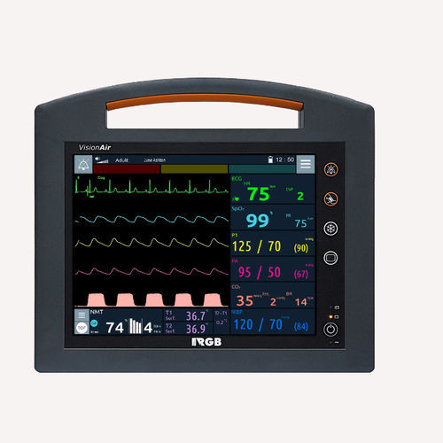 Monitor multiparamétrico compacto - VisionAir - RGB Medical Devices - portátil / ECG / RESP