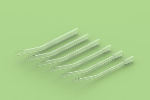 Cureta de aspiración intrauterina - Intracurette RC - RI.MOS. - de un solo uso / curvada