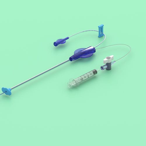 Catéter de histerosalpingografia - Softinjector - RI.MOS. - intrauterino / con balón / femenino