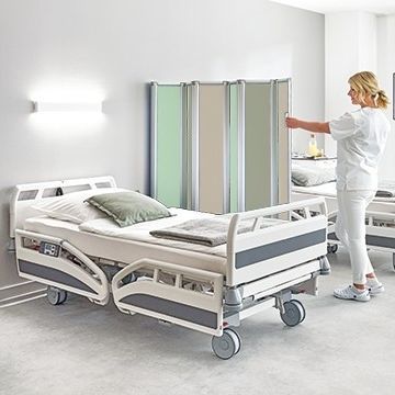 Biombo médico plegable - RFW - Ropimex R. Opel  - de pared / 2 paneles / de habitación de hospital