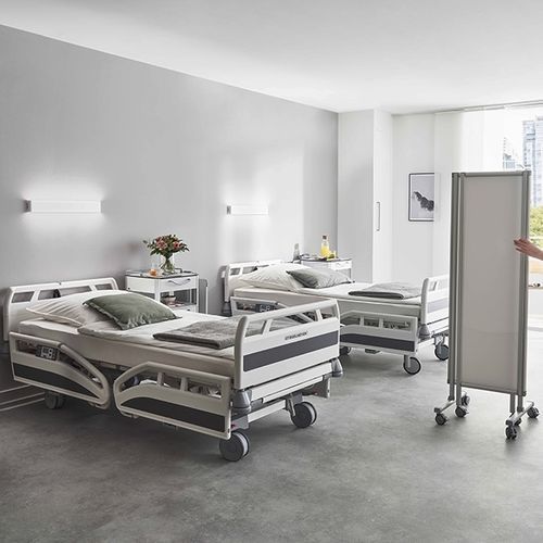 Biombo médico plegable - RBF - Ropimex R. Opel  - móvil / 3 paneles / de habitación de hospital