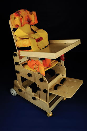 Silla para niños con discapacidad - ARIS - RQL - GOLEM tables - portátil