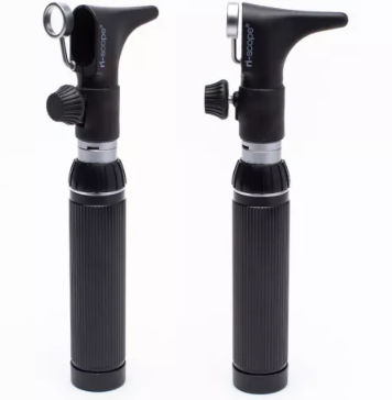 Otoscopio para adulto - ri-scope® F.O. - Rudolf Riester  - pediátrico / recto / con espéculo