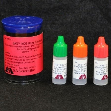 Kit de reactivos de hCG - 087413 - SA Scientific - en solución / para muestras de orina / de control de calidad