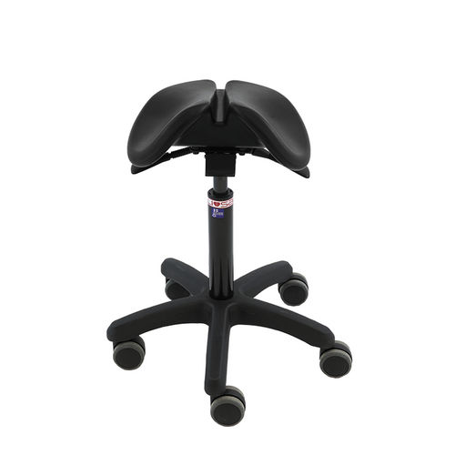 Taburete para consulta médica - SLIM - Salli Systems - de altura variable / basculante / con forma de silla de montar