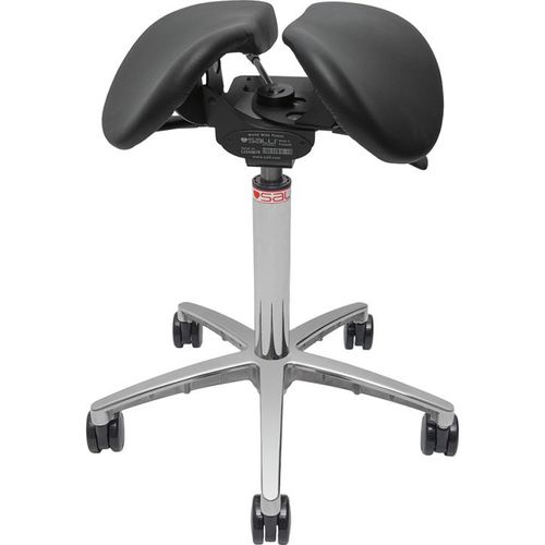Taburete para consulta médica - TRIPLEFIT - Salli Systems - de altura variable / con ruedas / con forma de silla de montar