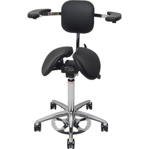 Taburete para odontología - EXPERT - Salli Systems - para consulta médica / de altura variable / con reposabrazos