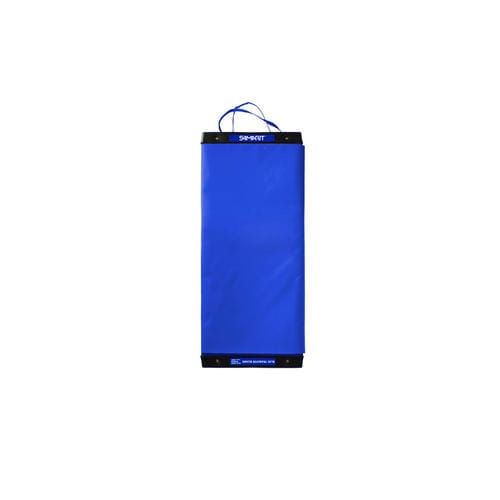 Tabla de traslado de pacientes - BLUE SHORT NARROW - Samarit Medical - con superficie deslizante / ligera / con asas