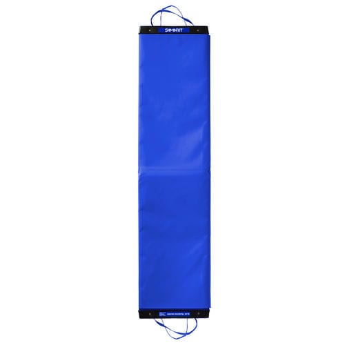 Tabla de traslado de pacientes - BLUE LONG NARROW - Samarit Medical - con superficie deslizante / ligera / con asas