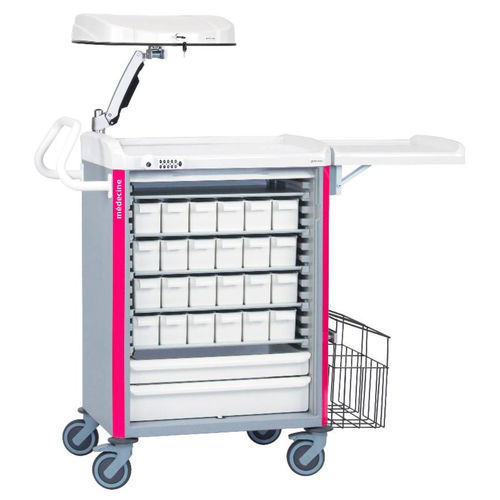 Carro de emergencia - 8YM64H100DIN18_RM - Samarit Medical - médico / de hospital / de uso general