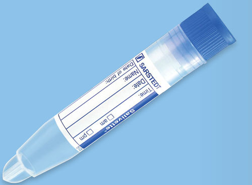 Tubo de extracción para diagnóstico - Salivette® - Sarstedt - con fondo en V / de saliva / de polipropileno