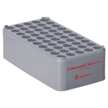 Soporte de laboratorio para tubos de extracción - S-Monovette® - Sarstedt - para tubos de centrífuga / de polipropileno / apto para autoclave