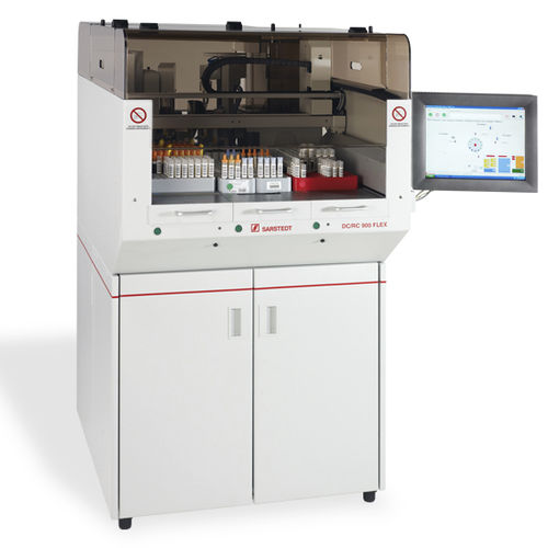 Sistema de automatización de laboratorio de desencapsulado de tubos - DC/RC 900  - Sarstedt - de encapsulado de tubos / para la clasificación de tubos