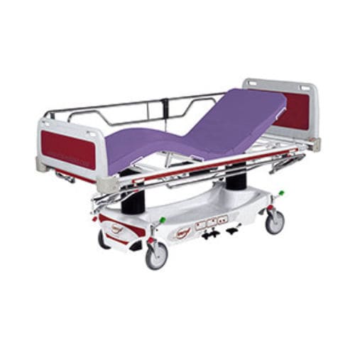 Cama para cuidados intensivos - HLF 576 - Savion Industries - hidráulica / de altura regulable / con ruedas