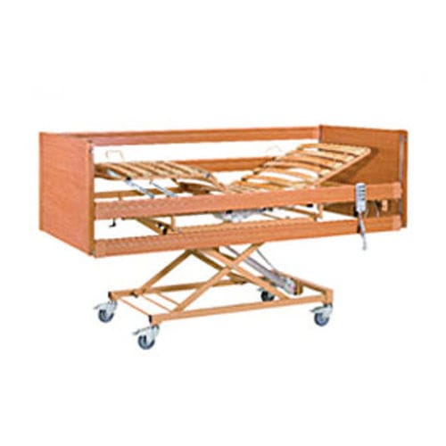 Cama para asistencia domiciliaria - Med II - Savion Industries - eléctrica / de altura regulable / con ruedas