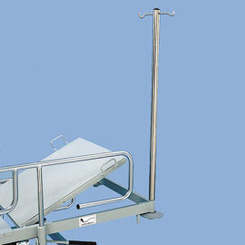 Portasueros en riel - N127 - Savion Industries - 2 ganchos / para cama / con soporte para bomba de infusión