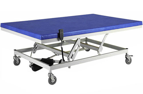 Mesa Bobath eléctrica - BBT 205 - Savion Industries - hidráulica / con ruedas / con altura regulable