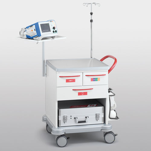 Carro médico - 260.0400.0 - SCHMITZ medical GmbH - de hospital / de emergencia / para desfibrilador