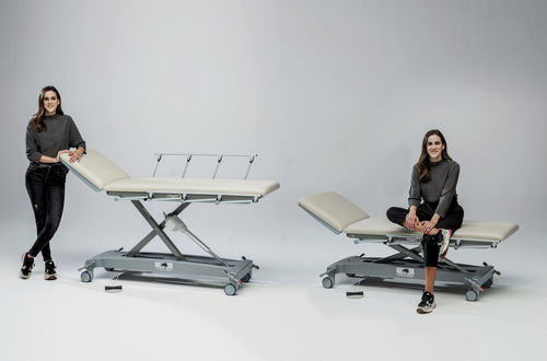 Camilla de exploración para ecografía - 211.4200.1/211.4210.1 - SCHMITZ medical GmbH - para adulto / eléctrica / de altura variable