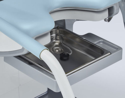 Portacuencos para sillón de reconocimiento - 101.0751.0 - SCHMITZ medical GmbH - de acero inoxidable