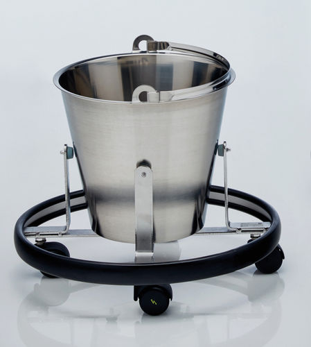 Portacuencos con ruedas - 252.1180.0 - SCHMITZ medical GmbH - de acero inoxidable