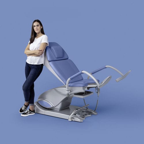 Sillón de reconocimiento ginecológico - arco-matic® - SCHMITZ medical GmbH - bariátrico / eléctrico / electromecánico