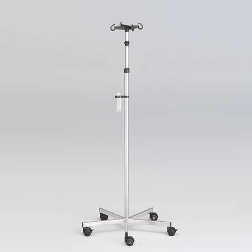Portasueros con ruedas - 242.2350.0 - SCHMITZ medical GmbH - de suelo / 4 ganchos / de acero inoxidable