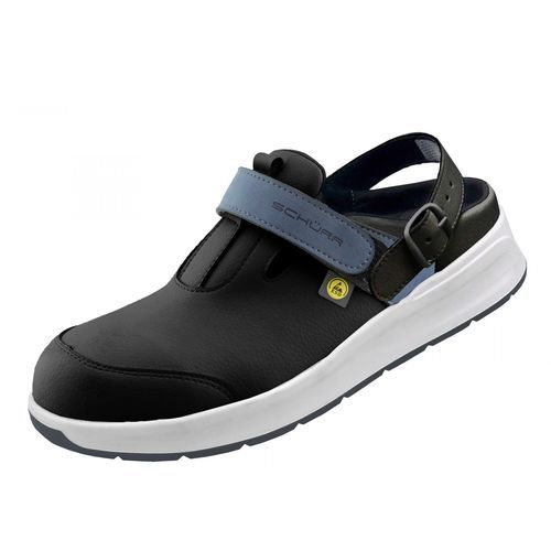 Zueco hospitalario unisex - LINDAU - Schürr Schuhvertrieb - lavable / antimicrobiano / blanco
