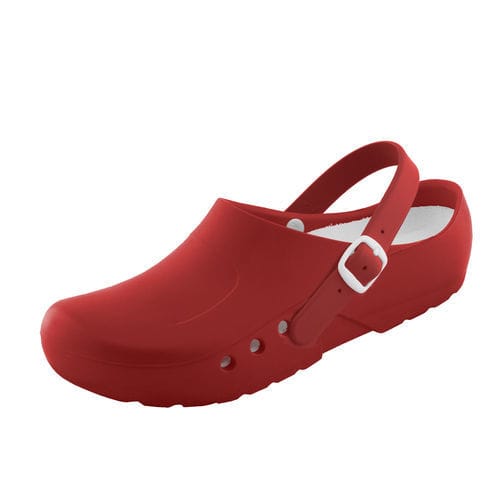 Zueco hospitalario unisex - 32973-00-55.117 - Schürr Schuhvertrieb - lavable / antiestático / blanco