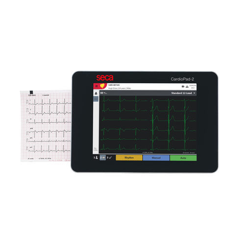 Electrocardiógrafo para diagnóstico en reposo - CardioPad-2 - seca - 12 canales / digital / con impresora