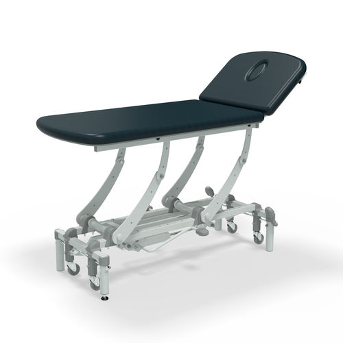 Mesa de reconocimiento de fisioterapia - NV2557-CLS - SEERS Medical - hidráulica / de altura variable / con respaldo regulable