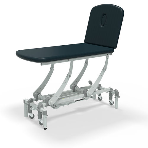 Mesa de reconocimiento de fisioterapia - CLINNOVA  - SEERS Medical - eléctrica / de altura variable / con respaldo regulable