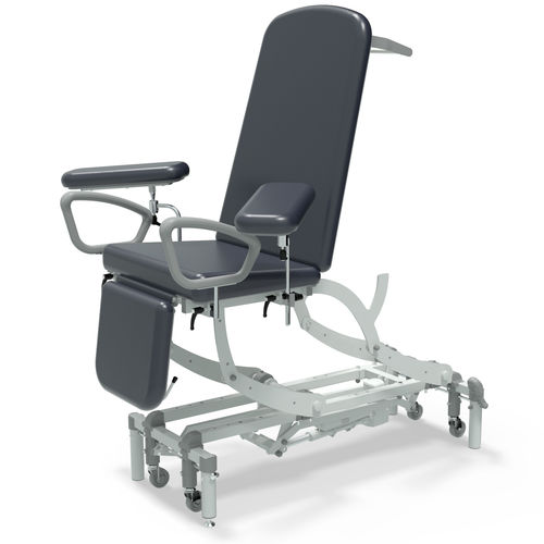 Sillón para extracción de sangre eléctrico - NV9676P-CLS-2WH-LO - SEERS Medical - 3 secciones / con reposapiés / con ruedas