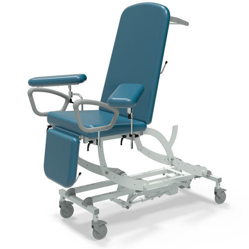 Sillón para extracción de sangre eléctrico - NV9466P-CLS-1WH-LG - SEERS Medical - 3 secciones / con reposapiés / con ruedas