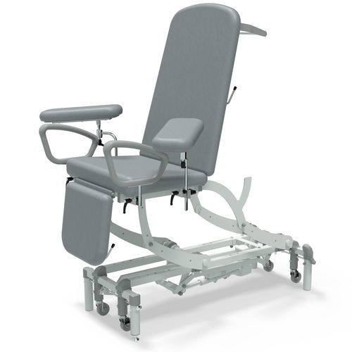 Sillón para extracción de sangre eléctrico - NV9466P-PRM-1WH-LG - SEERS Medical - 3 secciones / con reposapiés / con ruedas
