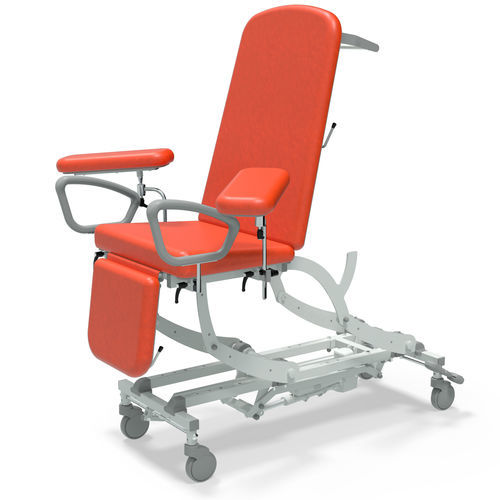 Sillón para extracción de sangre eléctrico - NV9666P-PRM-1WH-LG - SEERS Medical - 3 secciones / con reposapiés / con ruedas